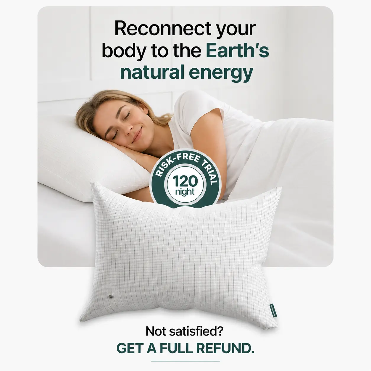 Premium Grounding Pillowcase