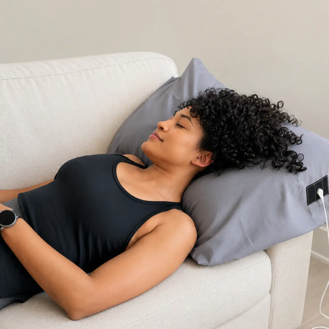 Juujo Grounded Sleep Pillow Cover Lifestyle