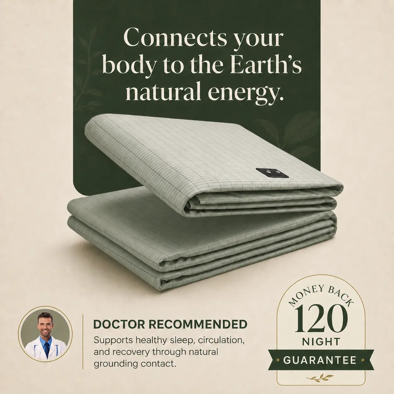 Juujo Grounding Bed Sheet Health
