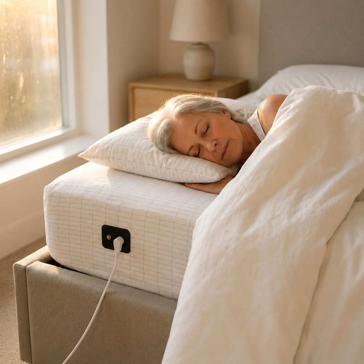 Juujo Grounding Flat Sheet Lifestyle Details